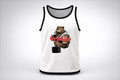 Grizzlies Gym Vest White