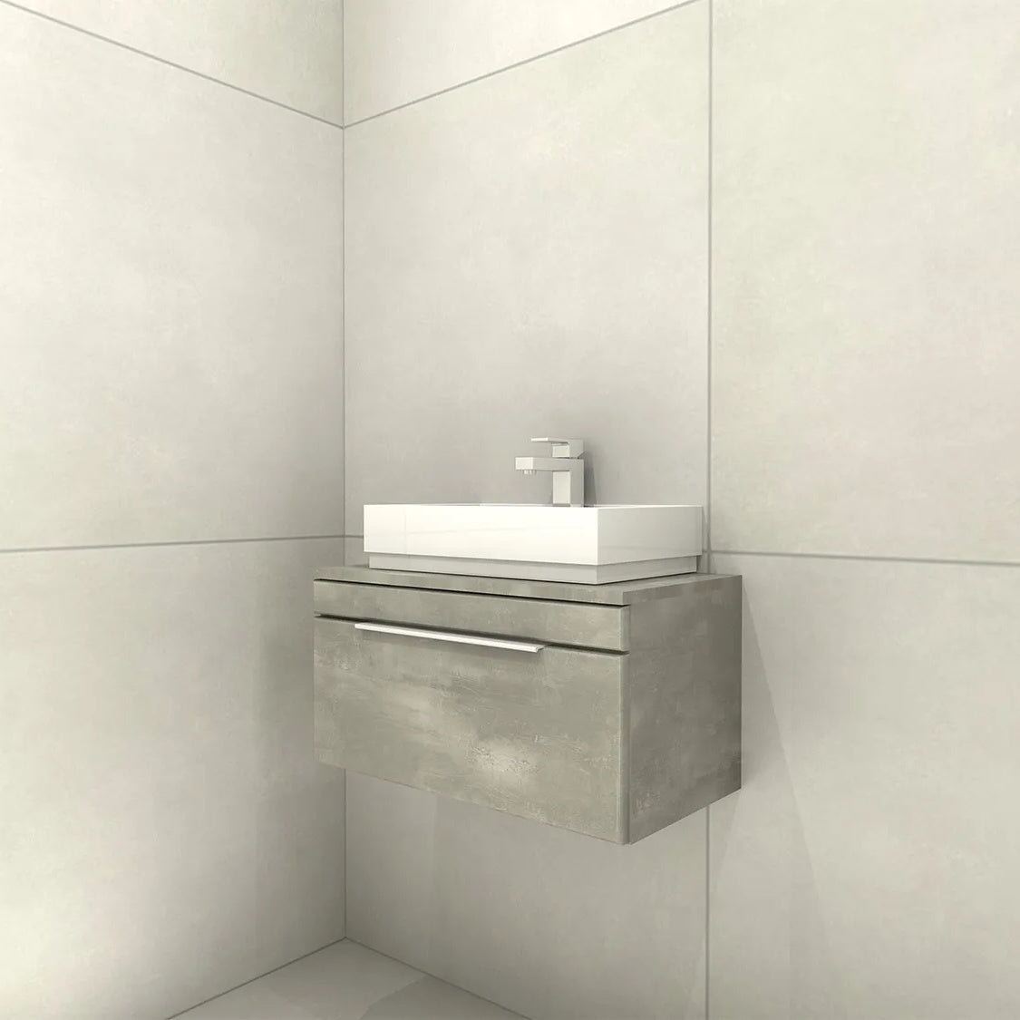 Falcon Urban Steel Wall Hung Cabinet - 597 x 350 x 300mm