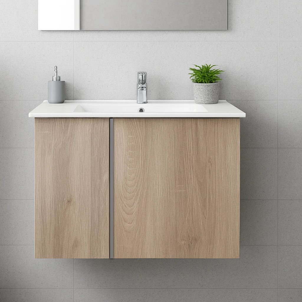 Flamingo Oak Wall Mounted Cabinet
