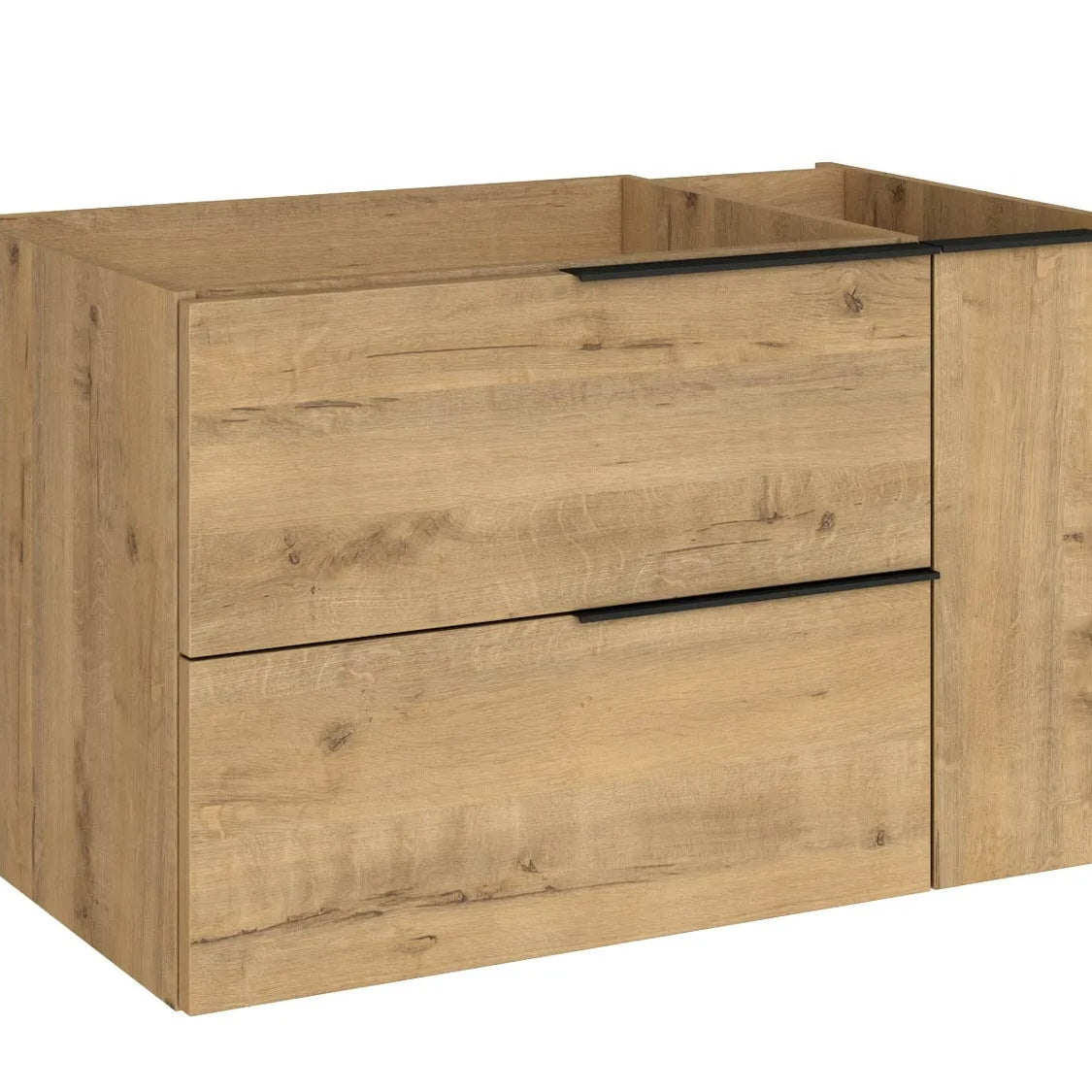 Flamingo Brown Honey Oak Wall Cabinet