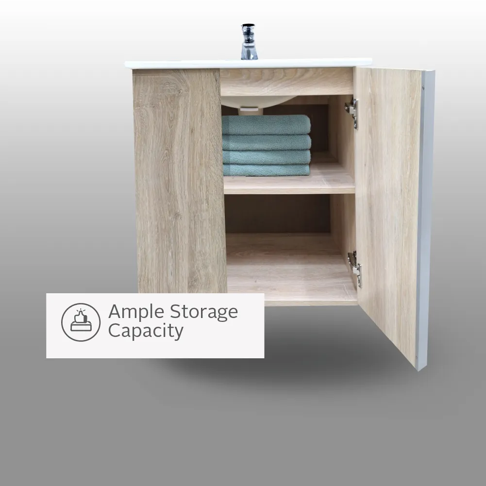 Flamingo Oak Wall Mounted Cabinet